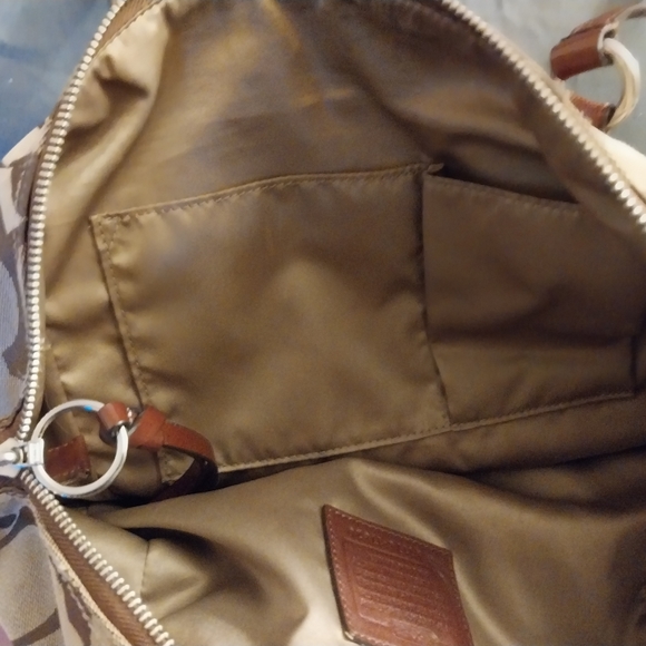 WOW*SALE Vintage Signature Monogram Coach Large Tote - Picture 7 of 7